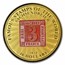 2022 Solomon Islands 1/100 oz Gold Sachsen 3 Pfennige Red Coin