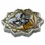 2022 Solomon Islands 2 oz Silver $5 Ram of the 3rd Chakra Proof