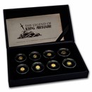2022 Solomon Islands 8-Coin Welsh Gold The Legend of King Arthur