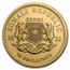 2022 Somalia 1/25 oz Gold African Elephant BU