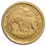 2022 Somalia 1/25 oz Gold African Elephant BU