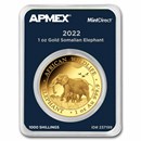 2022 Somalia 1 oz Gold African Elephant (MintDirect® Single) 2022 Somalia 1 oz Gold African Elephant (MintDirect® Single)