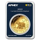 2022 Somalia 1 oz Gold Elephant (MD® Premier + PCGS FS) 2022 Somalia 1 oz Gold Elephant (MD® Premier + PCGS FS)