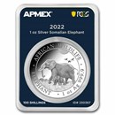 2022 Somalia 1 oz Silver Elephant (MD® Premier + PCGS FS) 2022 Somalia 1 oz Silver Elephant (MD® Premier + PCGS FS)