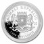 2022 Somalia 10 oz Silver Elephant BU