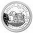 2022 Somalia 10 oz Silver Elephant BU