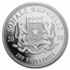 2022 Somalia 4-Coin Silver African Elephant Prestige Proof Set