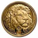 2022 South Africa 1/4 oz Proof Gold Big Five Lion