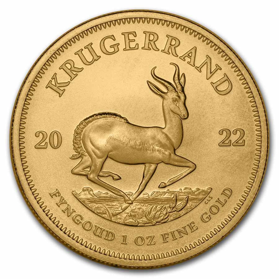 2022 South Africa 1 oz Gold Krugerrand BU