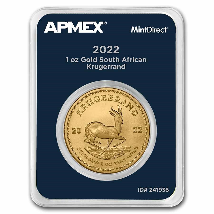 2022 South Africa 1 oz Gold Krugerrand (MintDirect® Single)