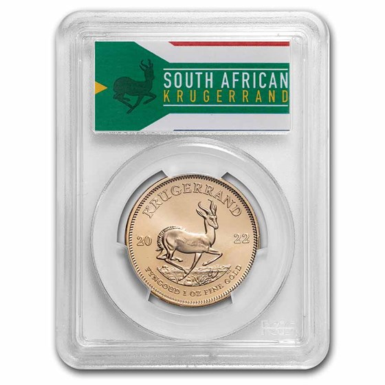 2022 South Africa 1 oz Gold Krugerrand MS-70 PCGS 2022 South Africa 1 oz Gold Krugerrand MS-70 PCGS