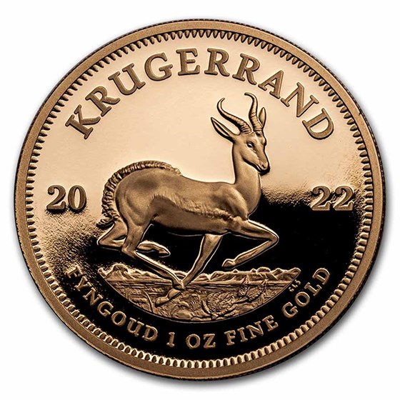 2022 South Africa 1 oz Proof Gold Krugerrand 2022 South Africa 1 oz Proof Gold Krugerrand