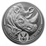 2022 South Africa 1 oz Silver Big Five Rhino BU