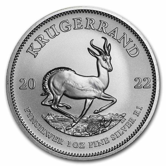 2022 South Africa 1 oz Silver Krugerrand BU 2022 South Africa 1 oz Silver Krugerrand BU