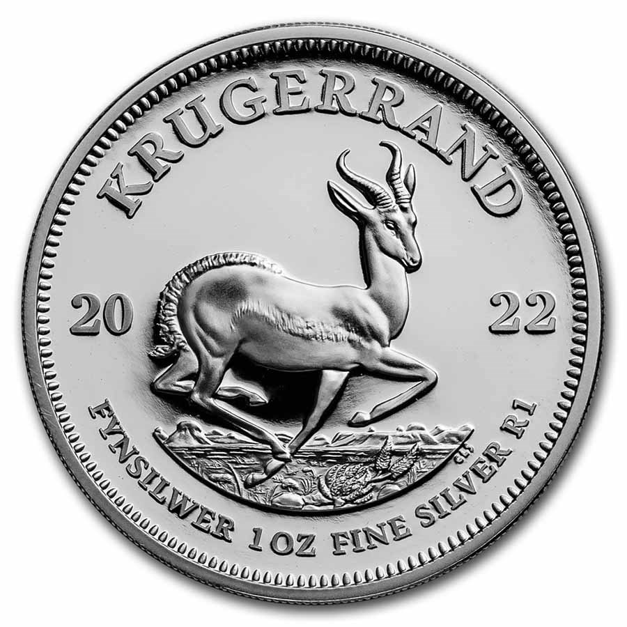 2022 South Africa 1 oz Silver Krugerrand Proof