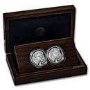 2022 South Africa 2-Coin Silver Big Five Lion Proof Set