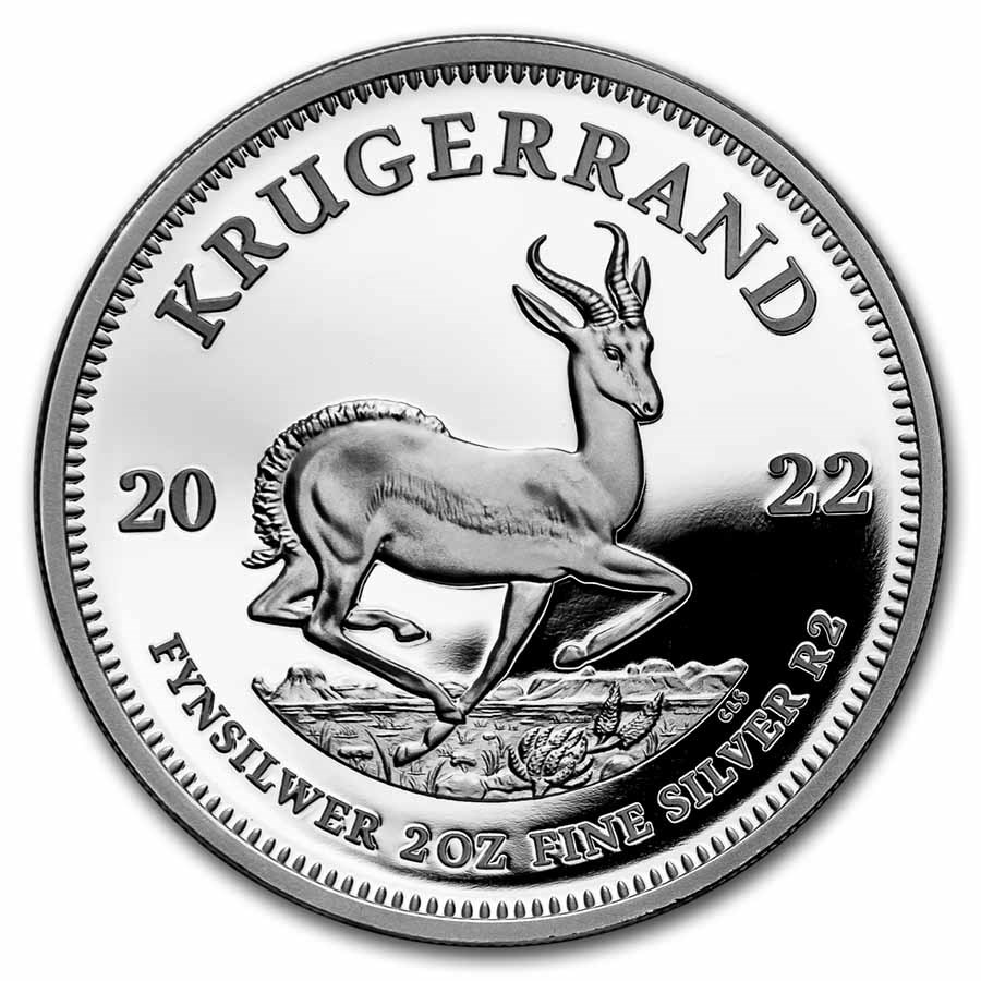 Buy 2022 South Africa 2 oz Silver Krugerrand Proof APMEX