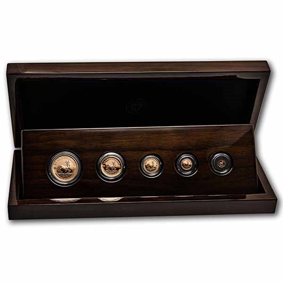 2022 South Africa 5-coin Gold Krugerrand Fractional Proof Set 2022 South Africa 5-coin Gold Krugerrand Fractional Proof Set