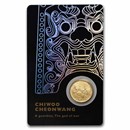 2022 South Korea 1/10 oz Gold 1 Clay Chiwoo Cheonwang BU (Black)