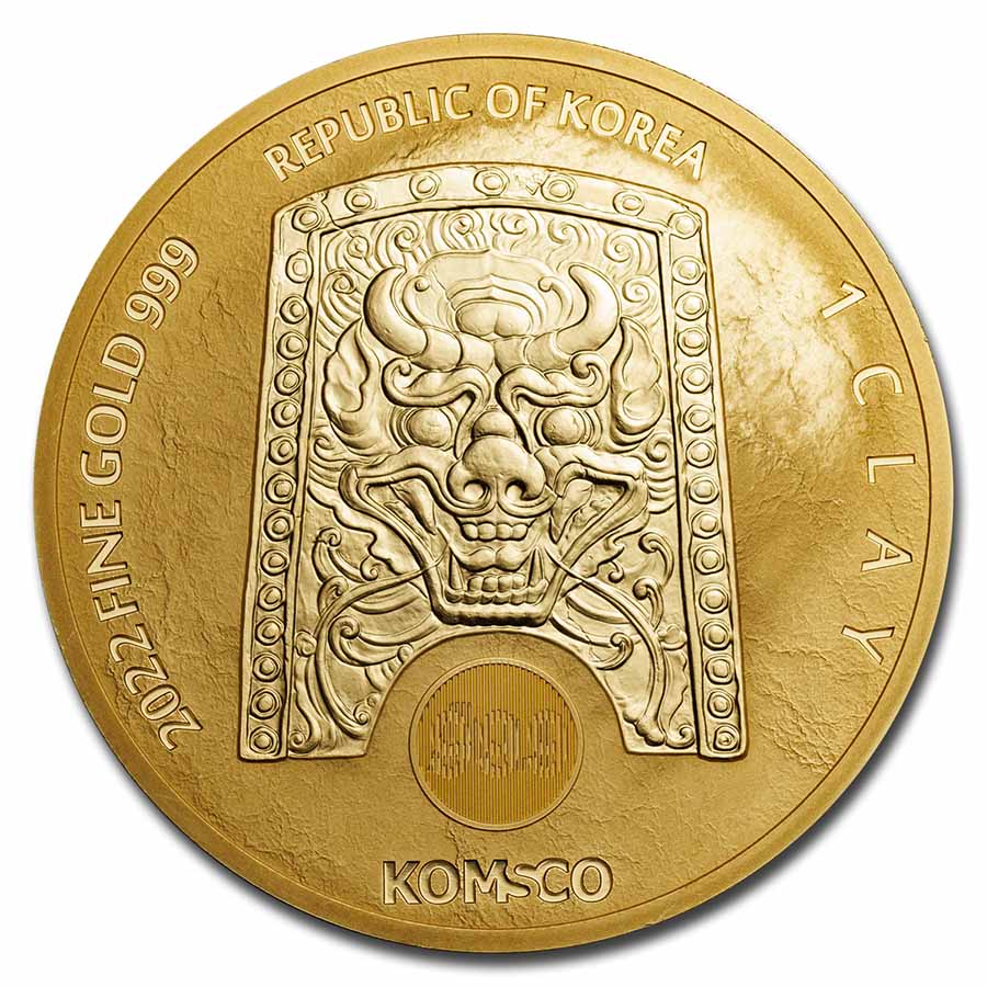 Buy 2022 South Korea 1 oz Gold ZI:SIN Tigris BU | APMEX