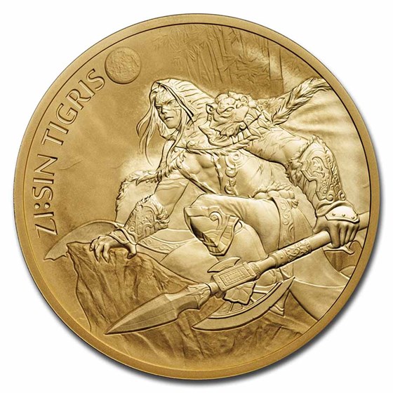 2022 South Korea 1 oz Gold ZI:SIN Tigris BU 2022 South Korea 1 oz Gold ZI:SIN Tigris BU