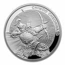 2022 South Korea 1 oz Silver Chiwoo Cheonwang Proof (Box & COA)