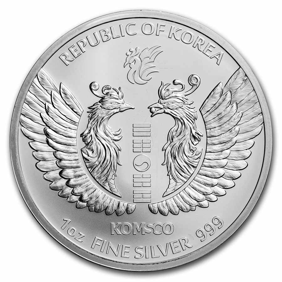 Buy 2022 South Korea 1 oz Silver Phoenix BU | APMEX