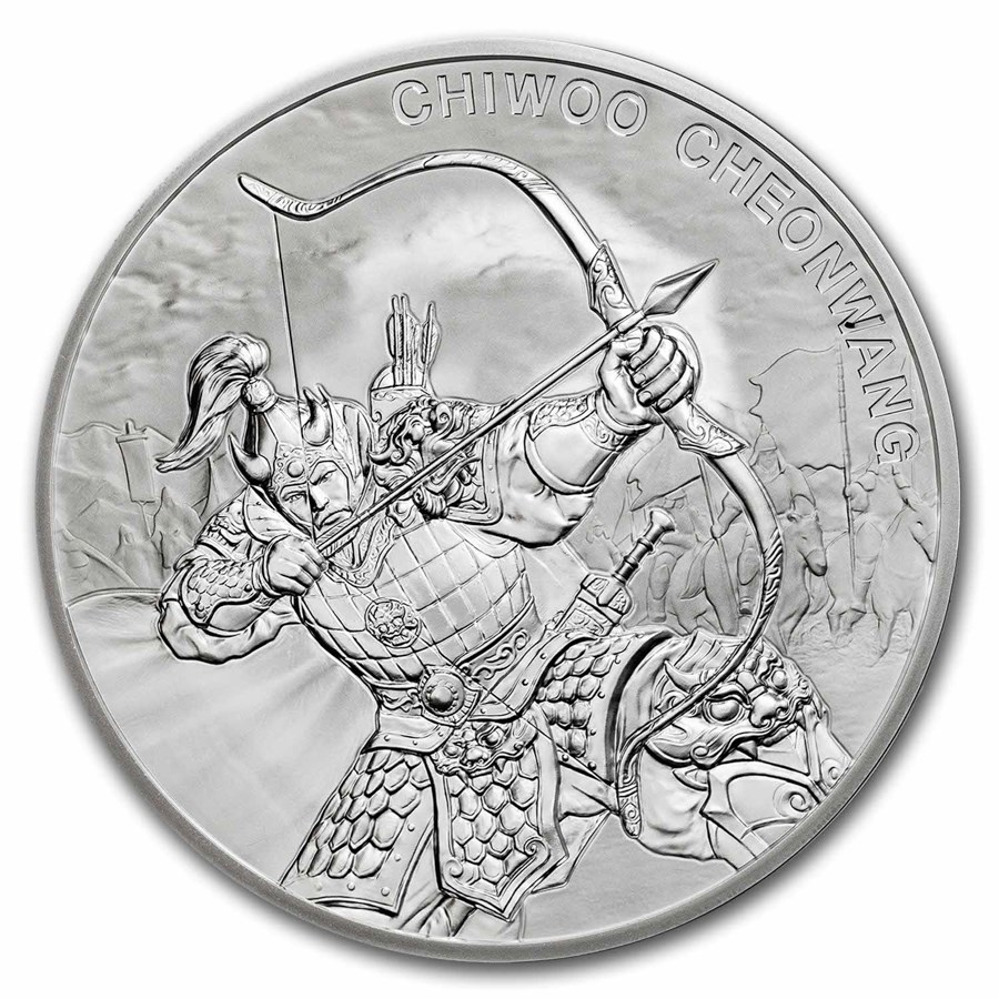 2022 South Korea 10 oz Silver Chiwoo Cheonwang BU
