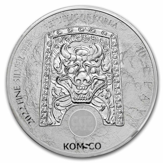 2022 South Korea 10 oz Silver Chiwoo Cheonwang BU 2022 South Korea 10 oz Silver Chiwoo Cheonwang BU