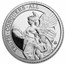 2022 St. Helena 1/10 oz Platinum Queen's Virtue Truth BU