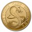 2022 St. Helena 1 oz Gold India Wildlife Cobra (COA #1, w/ Box)