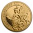2022 St. Helena 1 oz Gold Queen's Virtue Truth BU
