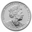 2022 St. Helena 1 oz Silver £1 Queen's Virtues Courage Proof