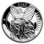 2022 St. Helena 1 oz Silver £1 Queen's Virtues Justice Proof