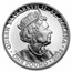 2022 St. Helena 1 oz Silver £1 Virtues Courage Prf (Gilded)