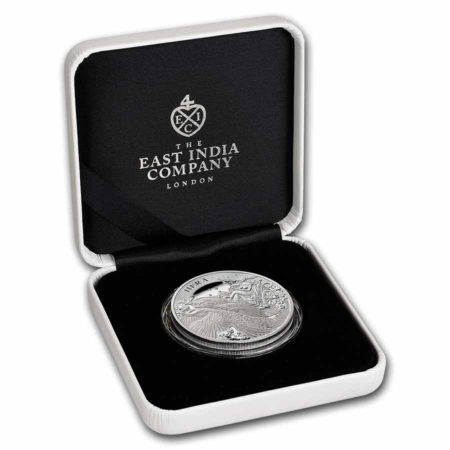 2022 St. Helena 1 oz Silver Goddesses: Hera and the Peacock Proof