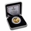 2022 St. Helena 1 oz Silver Una and the Lion Proof (Gold-Plated)