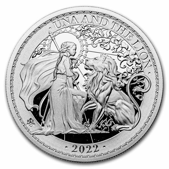 2022 St. Helena 2 oz Silver £2 Una and the Lion Proof 2022 St. Helena 2 oz Silver £2 Una and the Lion Proof