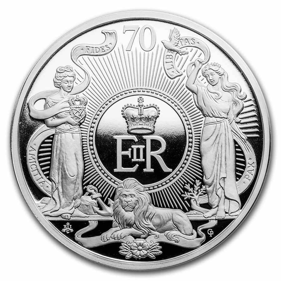 2022 St. Helena 2 oz Silver Platinum Jubilee Proof (COA Only)