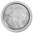 2022 St. Lucia 1 oz Silver Loving Couple BU