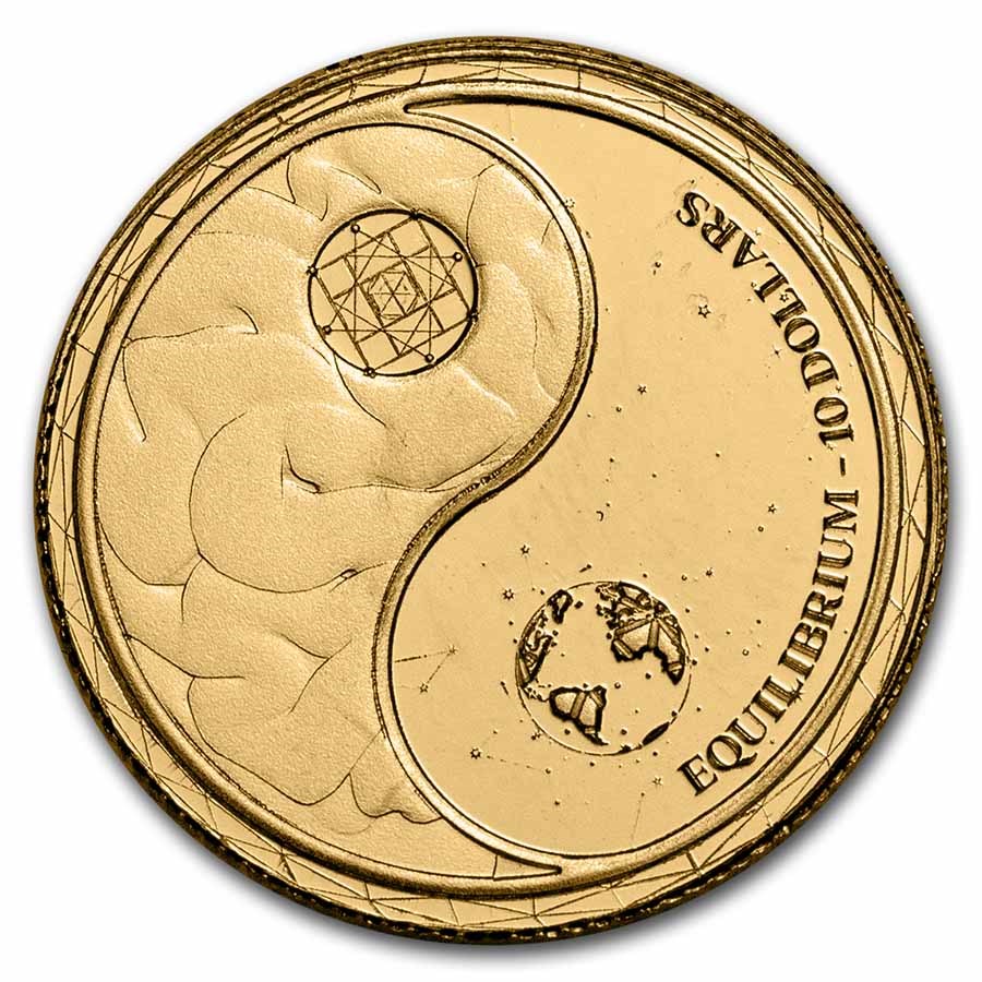 Buy 2022 Tokelau 1/10 oz Gold $10 Equilibrium (Prooflike) | APMEX