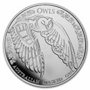 2022 Tokelau 1 oz Silver $5 Owls: Australian Masked Owl BU