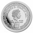 2022 Tokelau 1 oz Silver $5 Owls: Whiskered Screech Owl BU