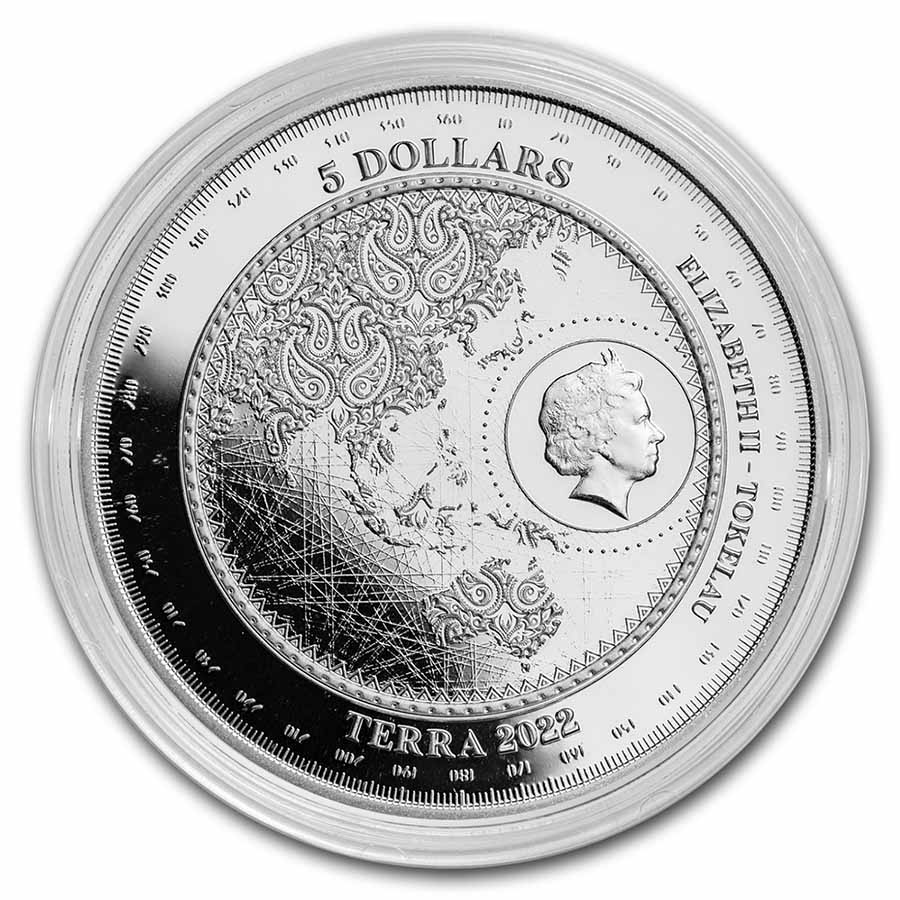 Buy 2022 TK 1 oz Ag $5 Terra Prooflike | APMEX