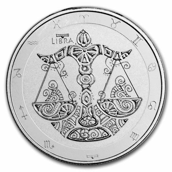 2022 Tokelau 1 oz Silver $5 Zodiac Series (Abrasions, Random) 2022 Tokelau 1 oz Silver $5 Zodiac Series (Abrasions, Random)