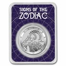 2022 Tokelau 1 oz Silver $5 Zodiac Series: Capricorn BU (TEP)
