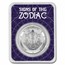 2022 Tokelau 1 oz Silver $5 Zodiac Series: Libra BU (TEP)