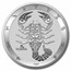 2022 Tokelau 1 oz Silver $5 Zodiac Series: Scorpio BU (TEP)