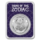 2022 Tokelau 1 oz Silver $5 Zodiac Series: Taurus BU (TEP)