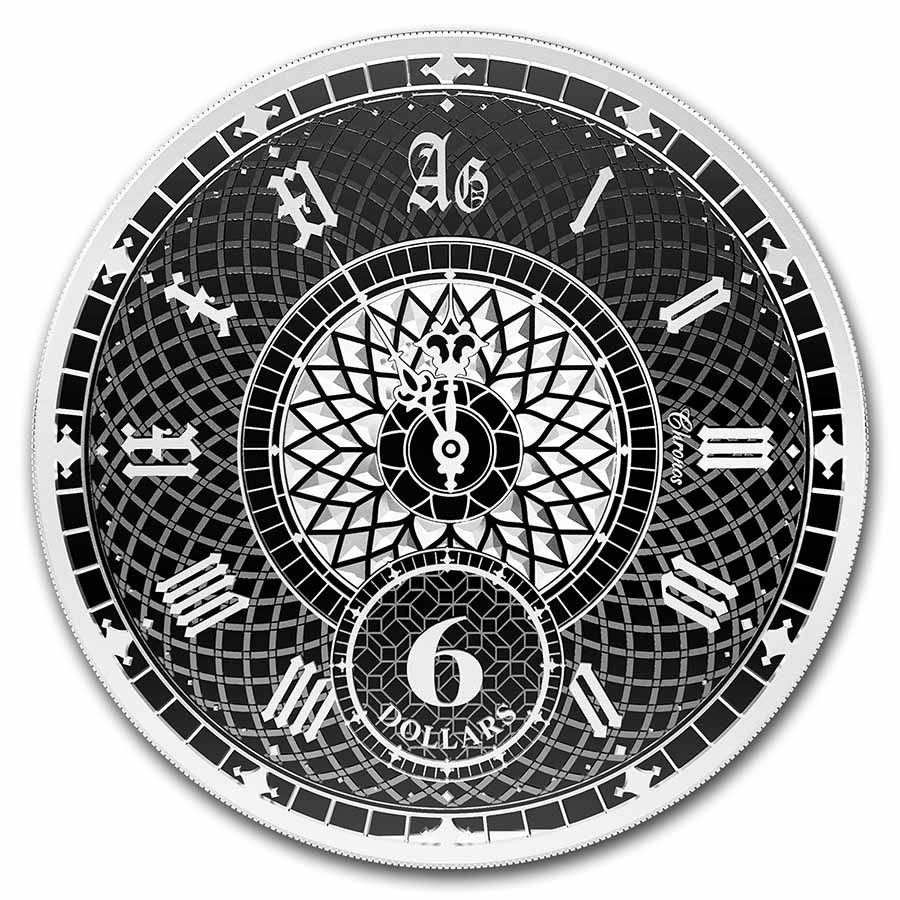 2022 Tokelau 1 oz Silver $6 Chronos (Prooflike)